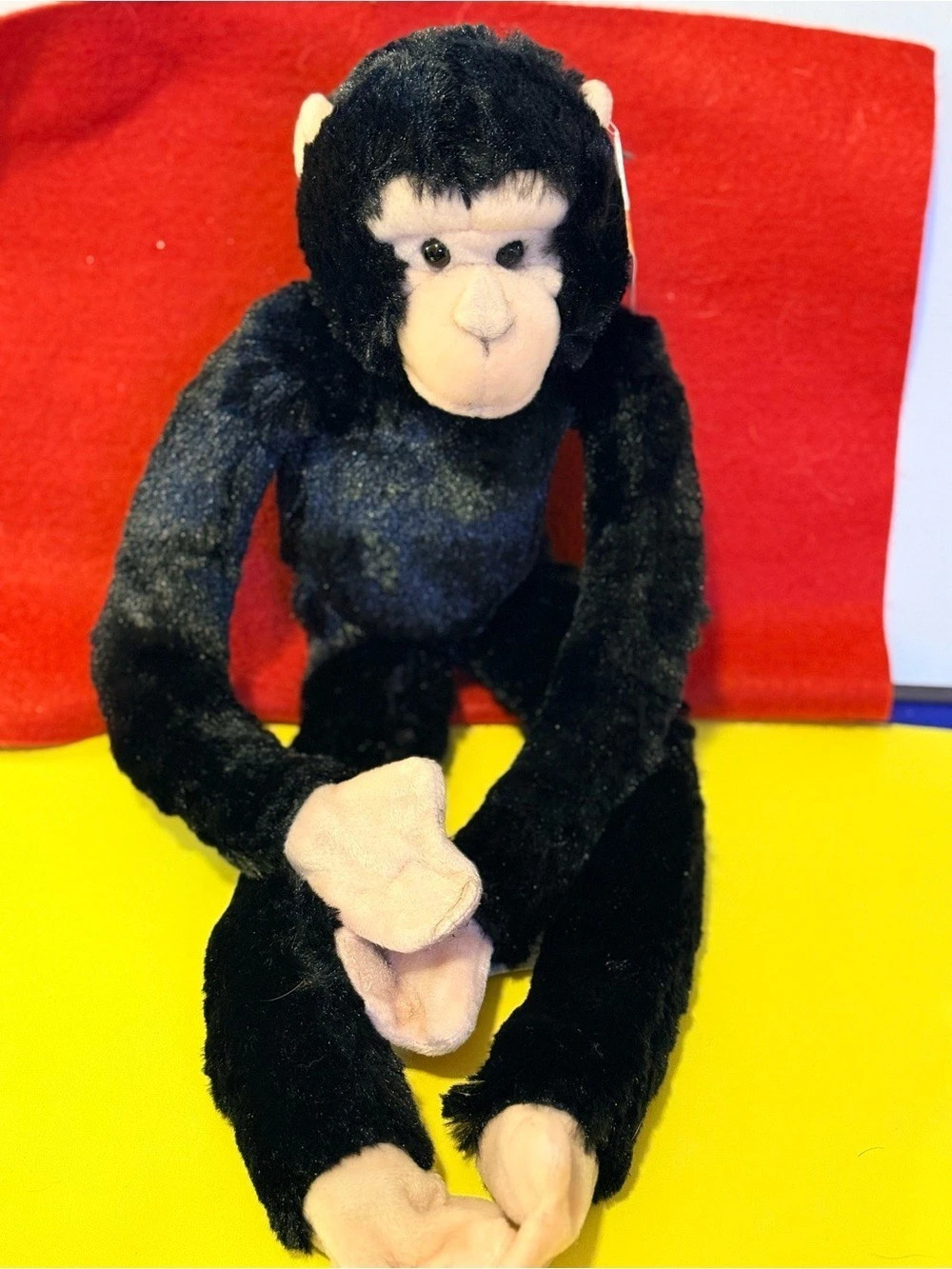 Wild Republic Hanging Monkey Chimpanzee Plush Stuffed Animal NWT